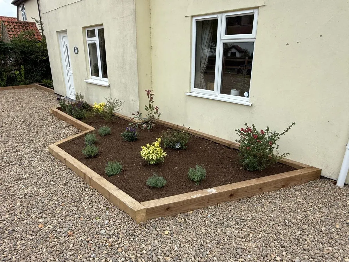 Driveway installation in Norfolk by Hilton & Green Landscaping