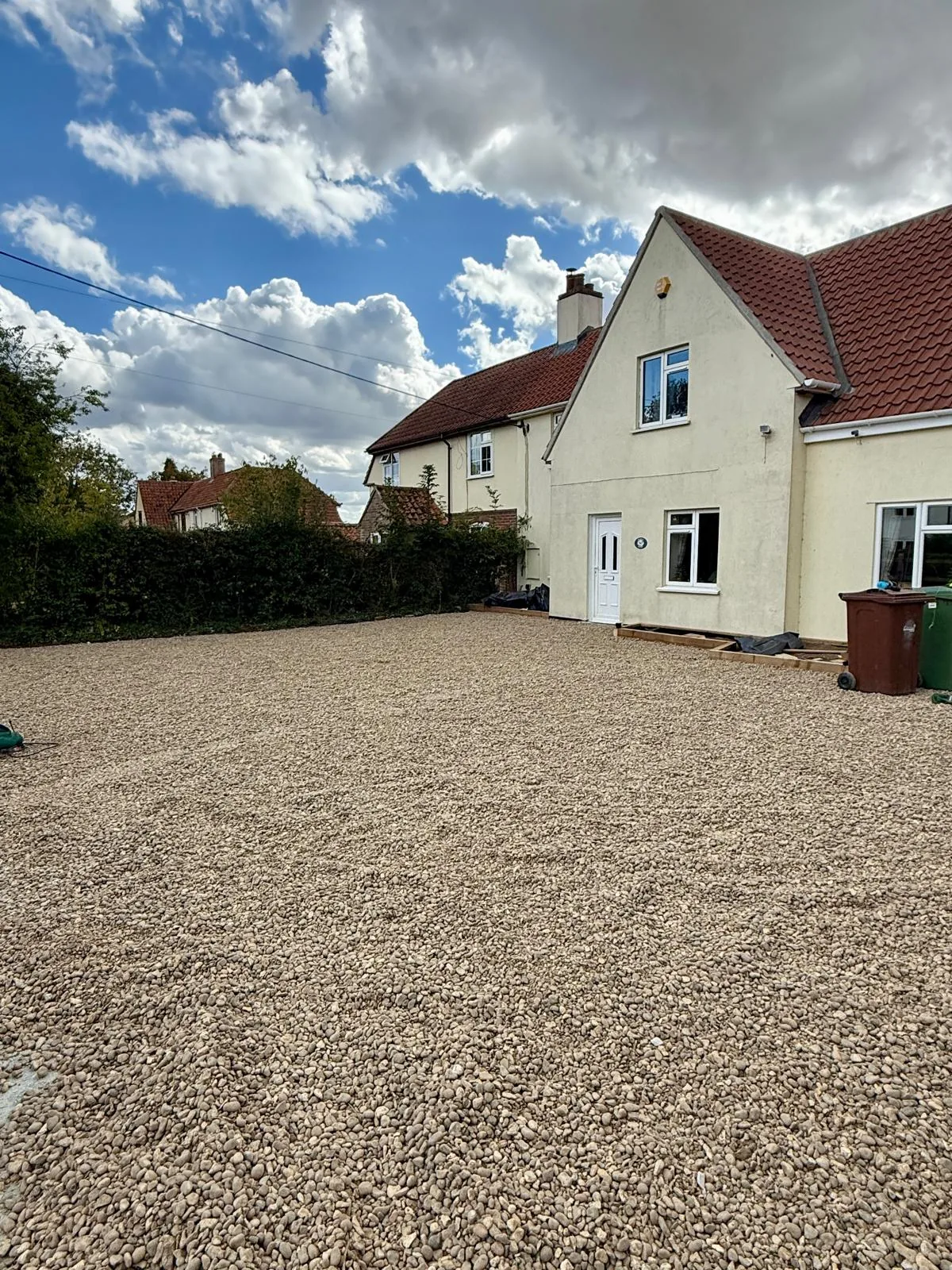 Driveway installation in Norfolk by Hilton & Green Landscaping