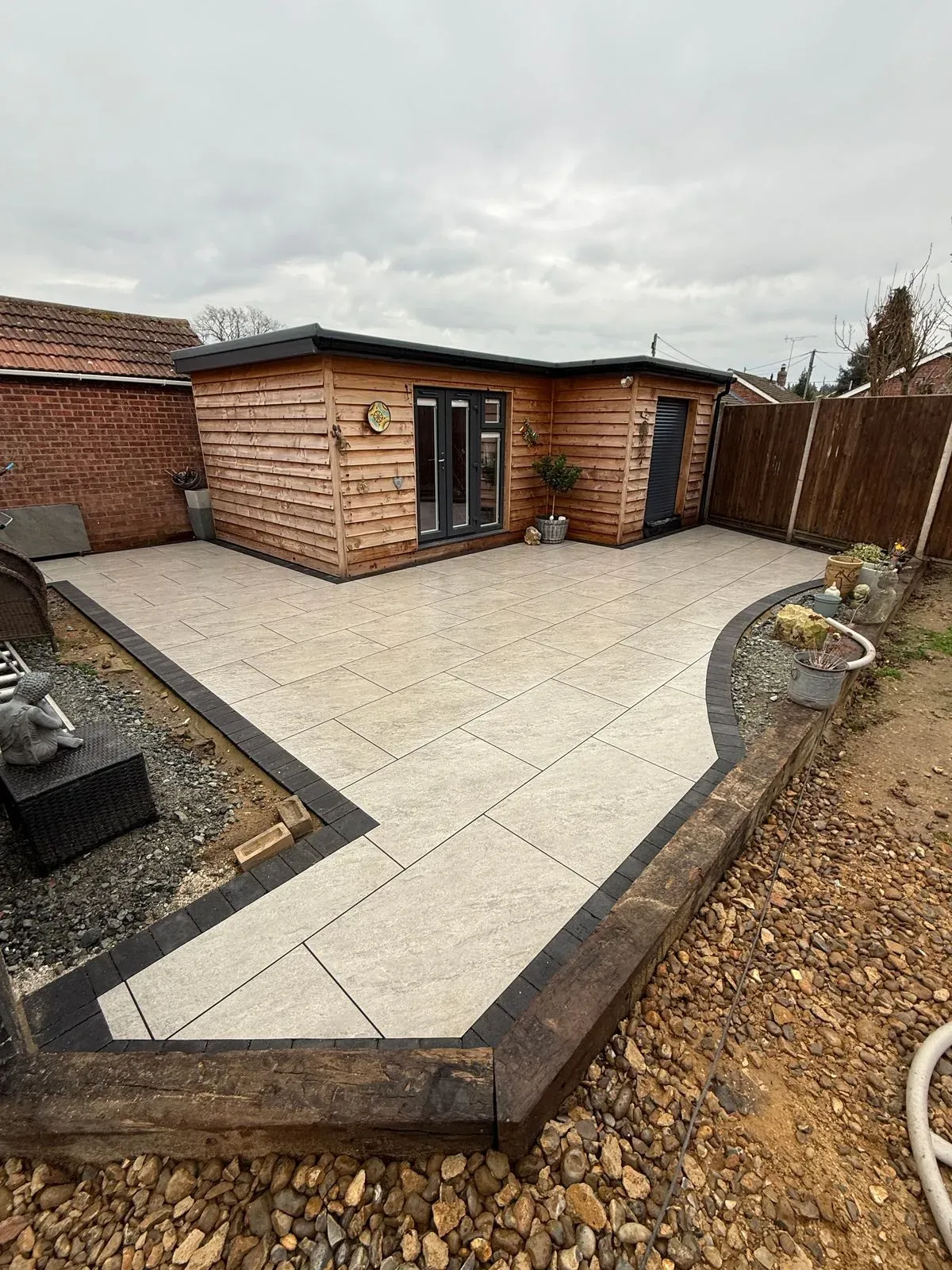 Landscaping project in Norfolk by Hilton & Green Landscaping