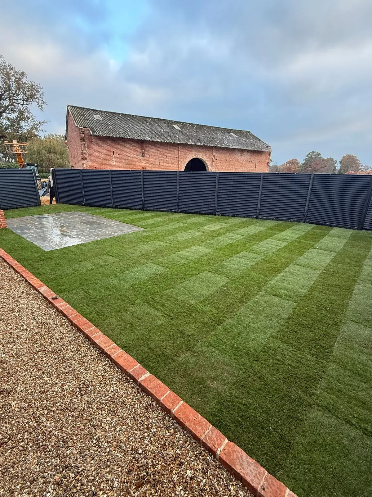 Lawn laying and turfing in Norfolk by Hilton & Green Landscaping